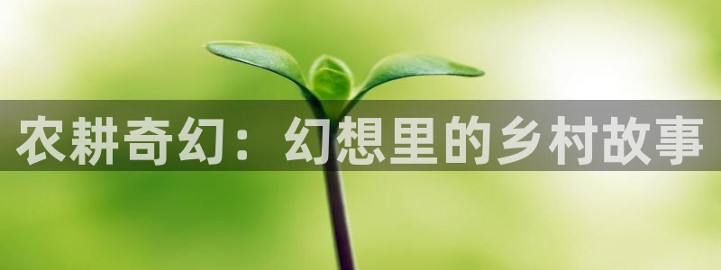 动漫天堂网：农耕奇幻：幻想里的乡村故事